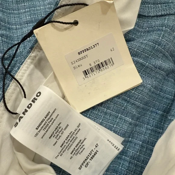 Sandro-Narsy Flare Leg Tweed Pants - Picture 3 of 4